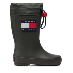 Kalosze Tommy Hilfiger Rain Boot T3X6-30766-0047 M Zielony