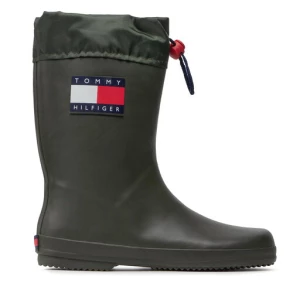 Kalosze Tommy Hilfiger Rain Boot T3X6-30766-0047 S Military Green 414