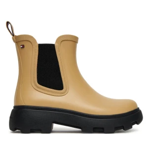 Kalosze Tommy Hilfiger Rubber Flag Cleated FW0FW08637 Brązowy