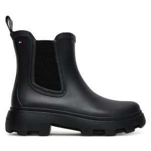 Kalosze Tommy Hilfiger Rubber Flag Cleated FW0FW08637 Czarny