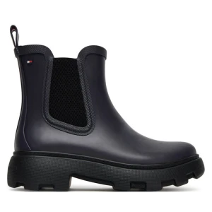 Kalosze Tommy Hilfiger Rubber Flag Cleated FW0FW08637 Granatowy