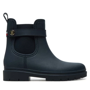 Kalosze Tommy Hilfiger Th Stud Rubberised Rainboot FW0FW08168 Granatowy