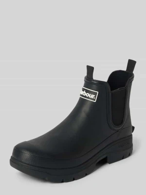 Kalosze z detal z logo model 'NIMBUS' Barbour Czarny