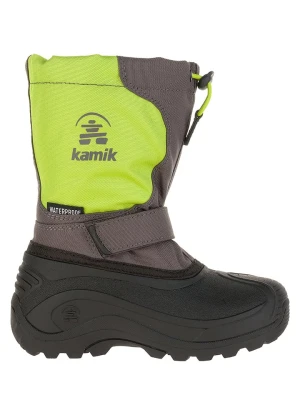 Kamik Kozaki zimowe "Upsurge2" w kolorze zielono-szarym rozmiar: 25