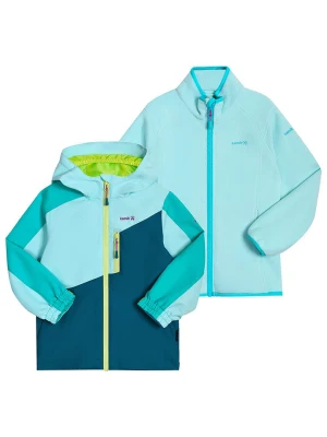 Kamik Kurtka przeciwdeszczowa 3w1 "Estella" w kolorze turkusowo-granatowym rozmiar: 152