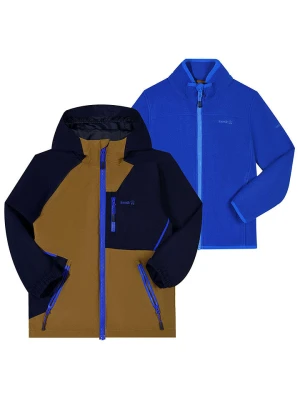 Kamik Kurtka przeciwdeszczowa 3w1 "Silas" w kolorze brązowo-niebieskim rozmiar: 152