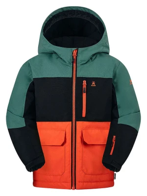 Kamik Kurtka zimowa "Koda" w kolorze zielono-pomarańczowym rozmiar: 140