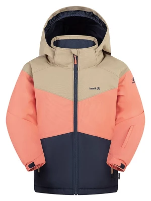 Kamik Kurtka zimowa w kolorze granatowo-brzoskwiniowym rozmiar: 152