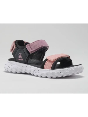 Kamik Sandały "Harbort" w kolorze szaro-jasnoróżowym rozmiar: 33