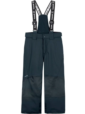 Kamik Spodnie narciarskie "Harper" w kolorze ciemnozielonym rozmiar: 122