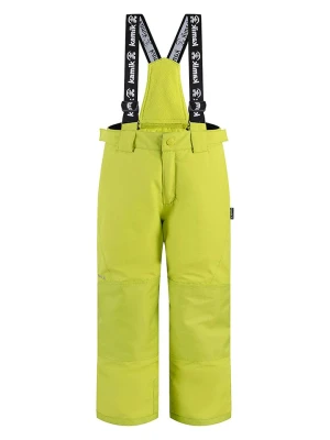 Kamik Spodnie narciarskie "Harper" w kolorze zielonym rozmiar: 128