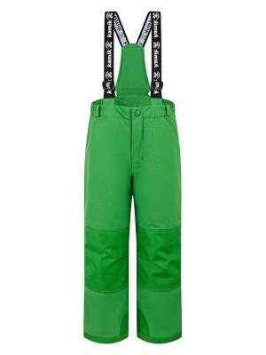 Kamik Spodnie narciarskie "Regan" w kolorze zielonym rozmiar: 104