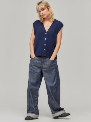 Kamizelka BDG Urban Outfitters granatowy