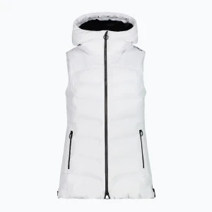 Kamizelka damska CMP 32W0276 Fix Hood bianco