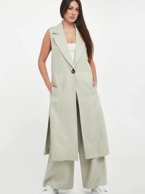 Kamizelka damska długa lniana ARMANI EXCHANGE
