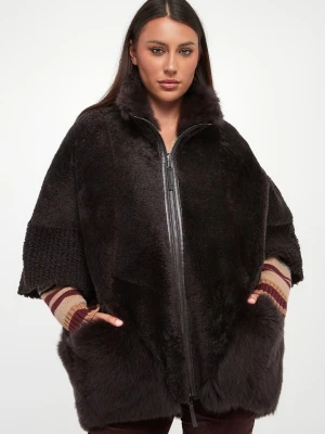 Kamizelka damska dwustronna futrzana DIEGO M