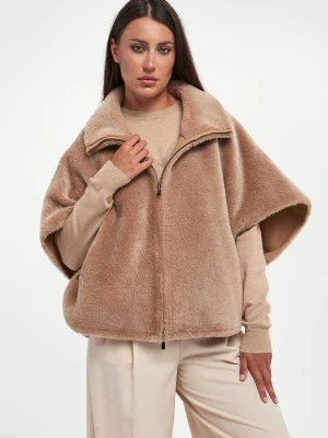 Kamizelka damska dwustronna futrzana PESERICO