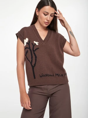 Kamizelka damska dzianinowa Crusca WEEKEND MAX MARA