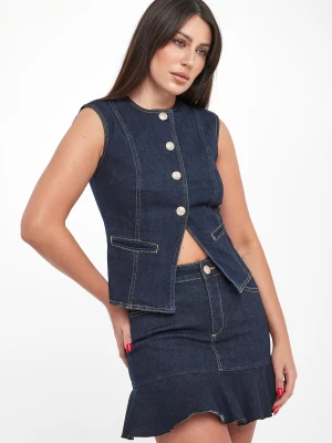 Kamizelka damska jeansowa LIU JO