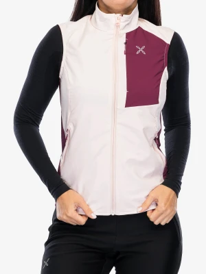 Kamizelka damska Montura Peak Vest - light rose/wine red