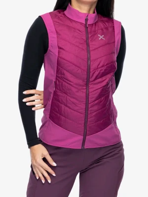 Kamizelka damska Montura Trace Hybrid Vest - baton rouge/wine red