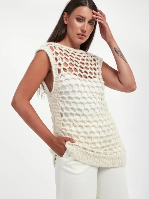 Kamizelka damska z alpaki PESERICO