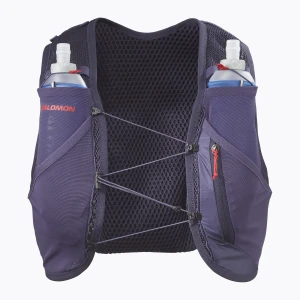 Kamizelka do biegania Salomon Active Skin 4 GRVL martime blue/astral aura/haute red