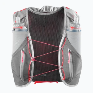 Kamizelka do biegania Salomon ADV SKIN 12 Set castelrock / alloy / neon flame Szary