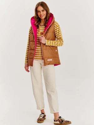 Kamizelka dwustronna Strawberry Mocha XS/S