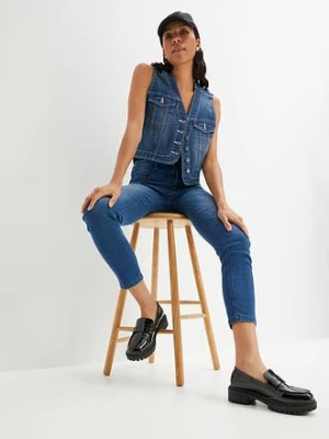 Kamizelka dżinsowa ze stretchem bonprix