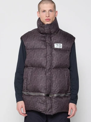 Kamizelka EA7 Emporio Armani ciemnofioletowy