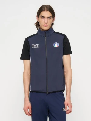 Kamizelka EA7 Emporio Armani niebieski