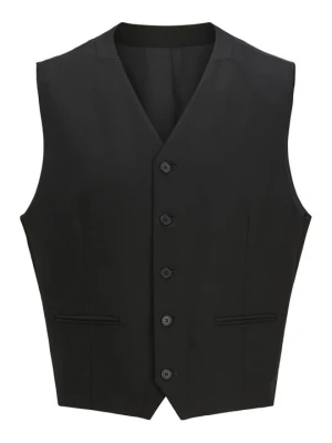 Kamizelka garniturowa Jack&Jones czarny