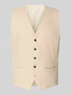Kamizelka garniturowa o kroju slim fit z dodatkiem wełny model ‘NEIL’ Selected Homme