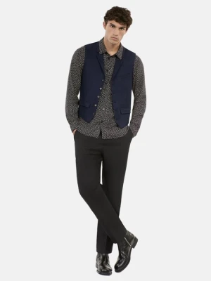 Kamizelka garniturowa The Kooples niebieski