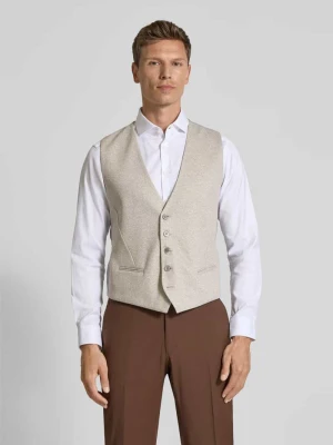 Kamizelka garniturowa z dekoltem w serek model ‘WESLEY’ Zuitable