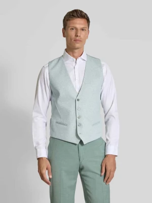 Kamizelka garniturowa z dekoltem w serek model ‘WESLEY’ Zuitable