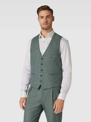 Kamizelka garniturowa z efektem melanżu model ‘Vitra’ CINQUE