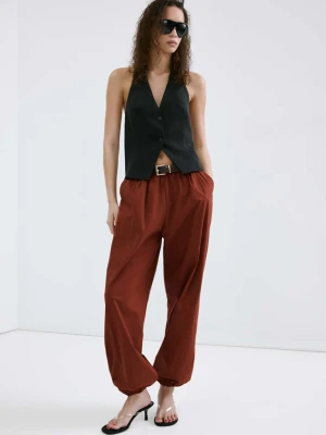 Kamizelka garniturowa z lyocellu czarny - Kobieta - - MANGO