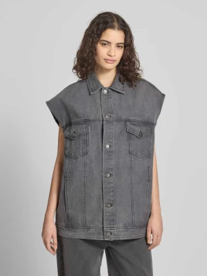 Kamizelka jeansowa z brustaszami Karo Kauer