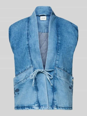 Kamizelka jeansowa ze sznurowaniem model 'GILLIAN' mustang
