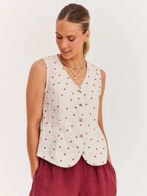 Kamizelka lniana Berry Drop XS/S