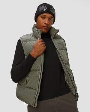 Kamizelka męska C.P. Company Chrome-R Turtleneck Vest szara CP Company