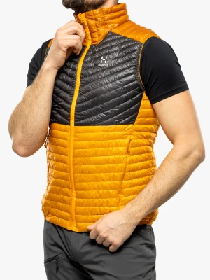 Kamizelka męska Haglofs L.I.M Mimic Vest - sunny yellow/magnetite