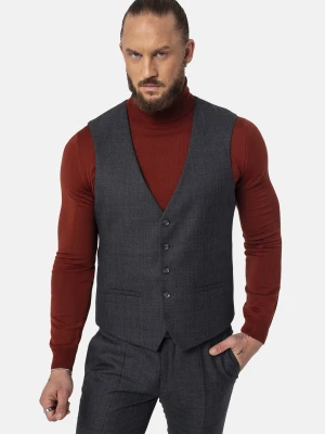 KAMIZELKA MOSTON SLIM FIT GRAFIT Recman