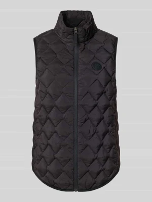 kamizelka o kroju regular fit w z efektem pikowania model 'Evy' Didriksons Czarny