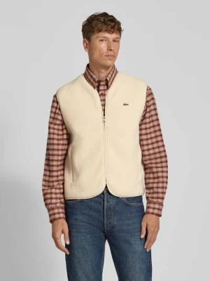 kamizelka o kroju regular fit z aplikacją z logo Lacoste