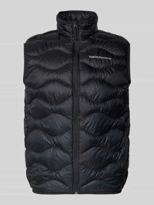 Kamizelka o kroju regular fit z czystej alcantary model ‘AZELDA’ Peak Performance