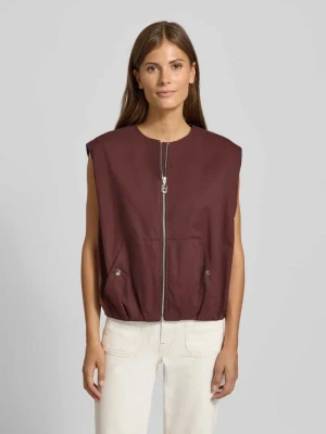 Kamizelka o kroju regular fit z czystej bawełny model ‘AZELDA’ HUGO