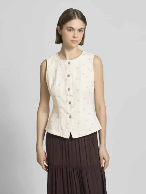 kamizelka o kroju regular fit z czystej bawełny model 'NAOMI' Only